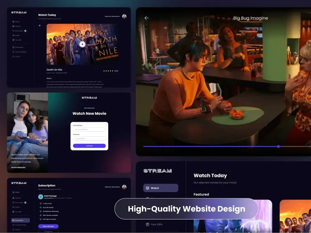 Cover image for the Laravel and AWS S3 video streaming web application.